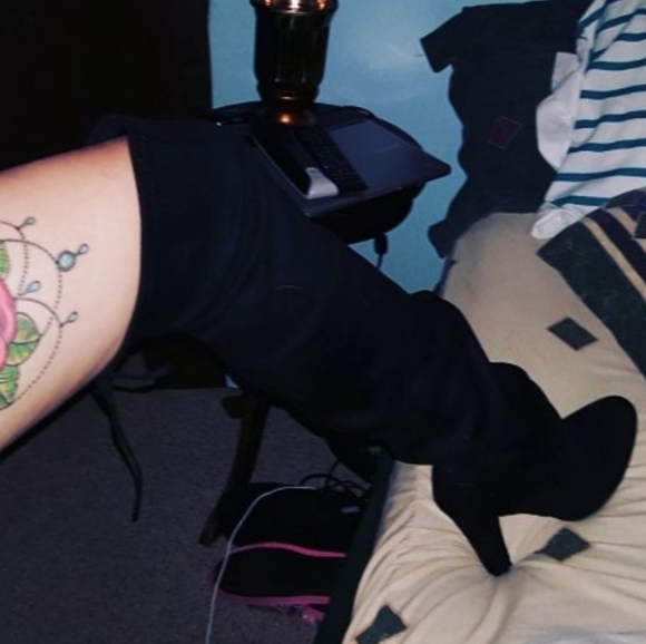 Thigh high boots - Picture 2 of 2
